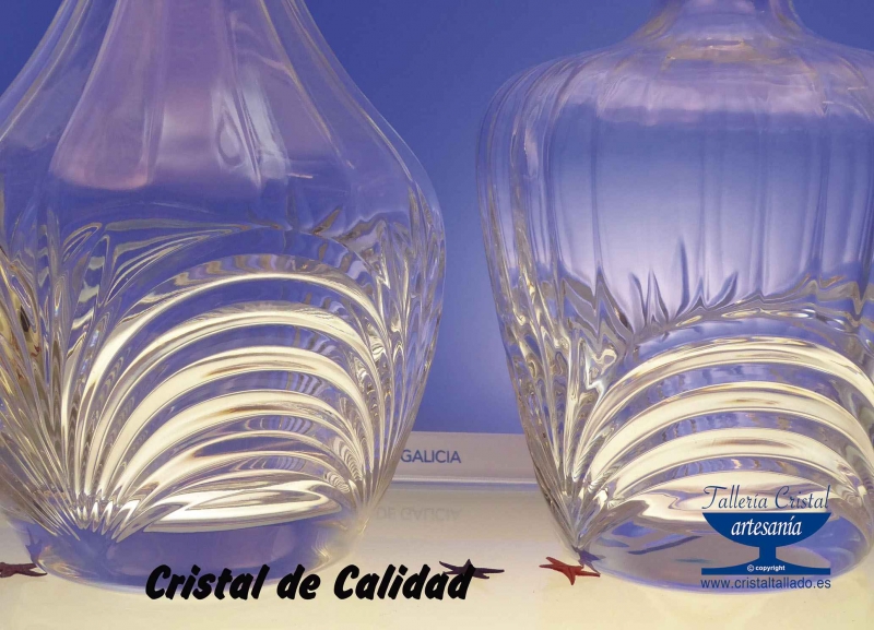 grabar botellas de cristal.