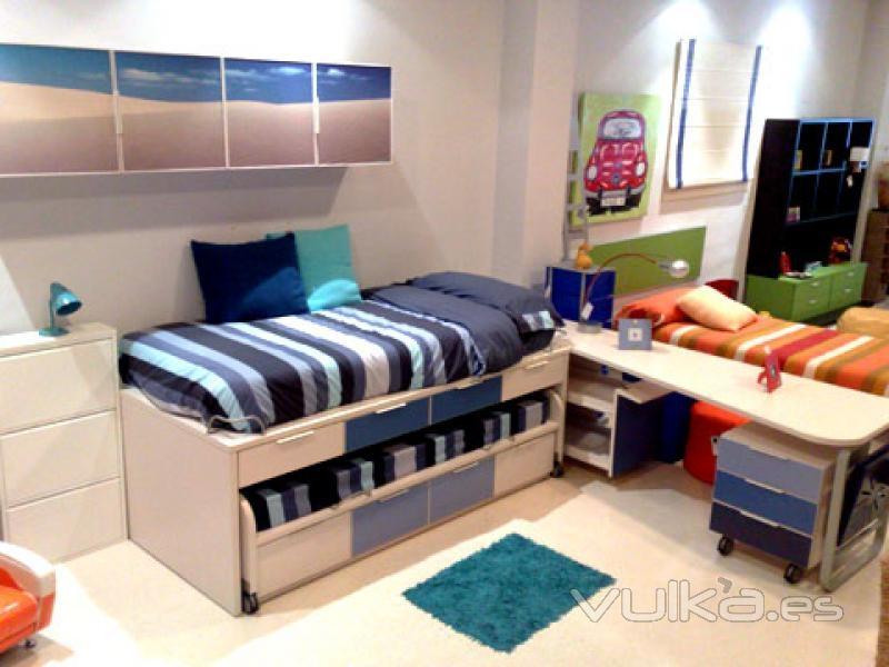 Foto: Dormitorio juvenil completo publicado en la sección Outlet de  Mueblesdevalencia.com