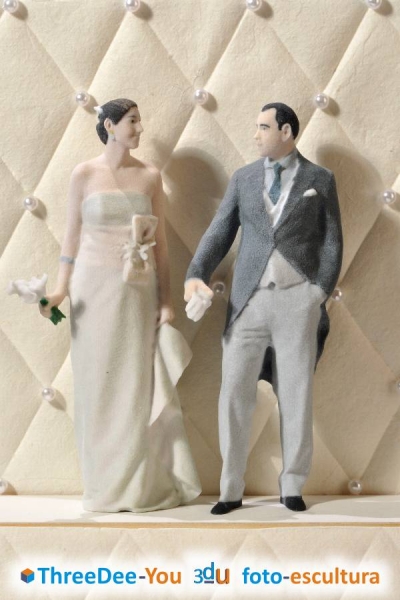 Ponte En Tu Tarta - Figuras 3d para tartas de boda y comunión- ThreeDee-You Foto-Escultura 3d-u