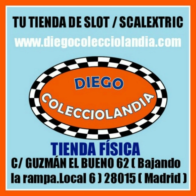 Tienda Scalextric en Madrid . Tienda Slot en Madrid . Juguetería Scalextric en Madrid, en España.