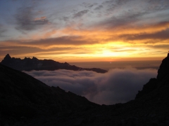 Atardecer en picos de europa