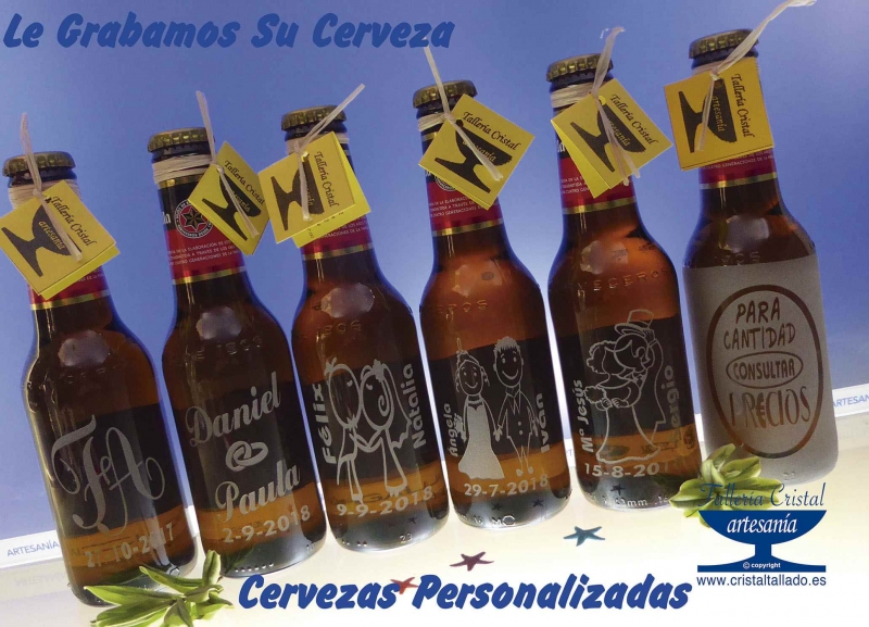 persoanalizar cervezas para bodas.