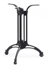 Base de mesa, negra, mod elfa-3ne, fundicion, altura 70 cm