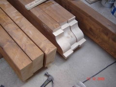 Detalle kit pergolas madera laminada pergola pergolas zaragoza + calidad - precio