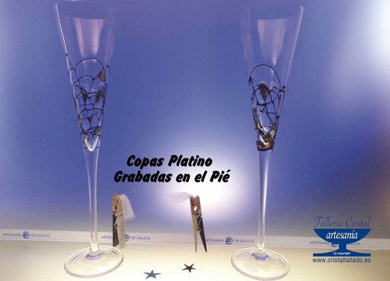 brindis copas bodas grabadas