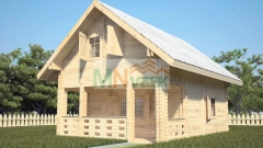 Casa de madera modelo turku
