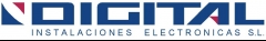 Logotipo y texto de digital instalaciones