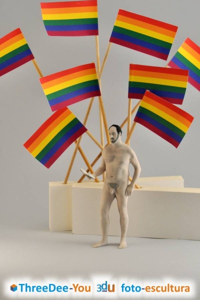 Orgullo Gay 2018 - Figuras de fantasía - ThreeDee-You Foto-Escultura 3d-u