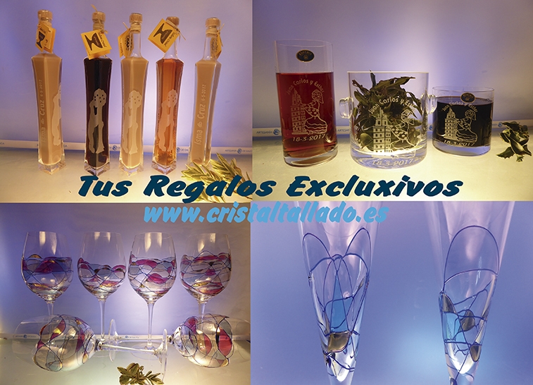 coruña articulos de cristal personalizados