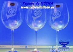 Regalos para musica en cristal