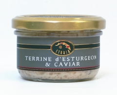 Terrina de esturion y caviar