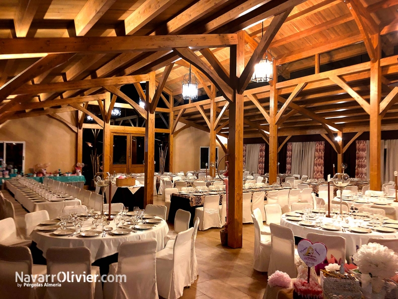 Salon de bodas de madera en Jaen