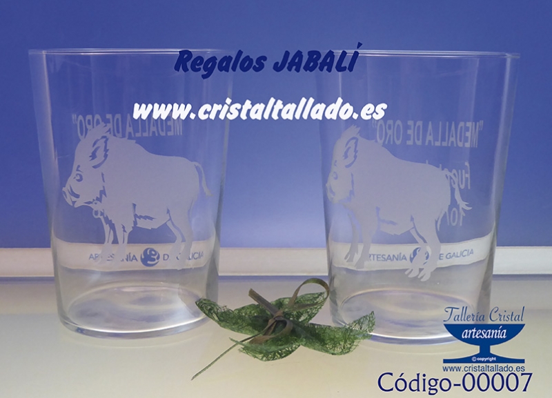 regalos de animales grabados en cristal