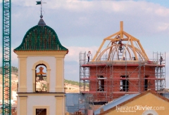 Recuperacion patrimonio historico, cupula de madera para iglesia de santiago, lorca