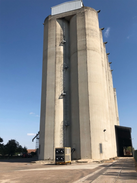 Conservación de cereal en silos, CONSERFRIO F450TD