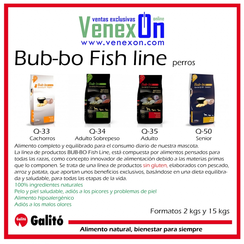 Pienso BOB BO Fish line perros y gatos