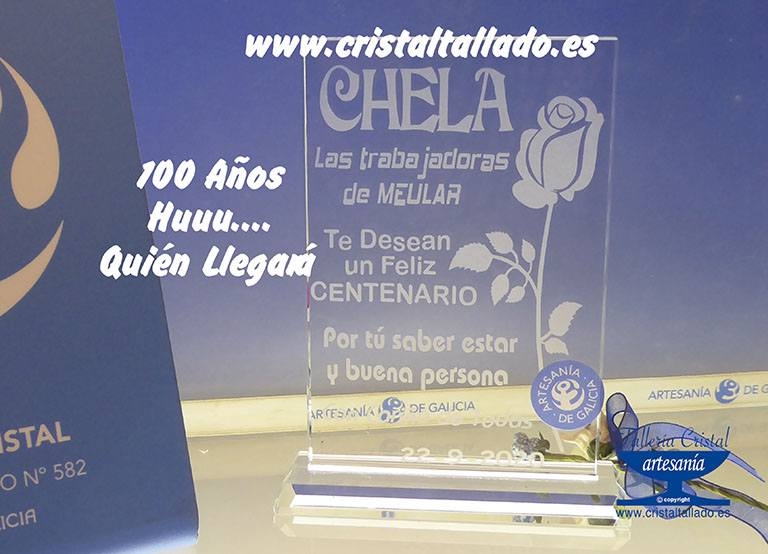 regalos jubilacion coruña cristal