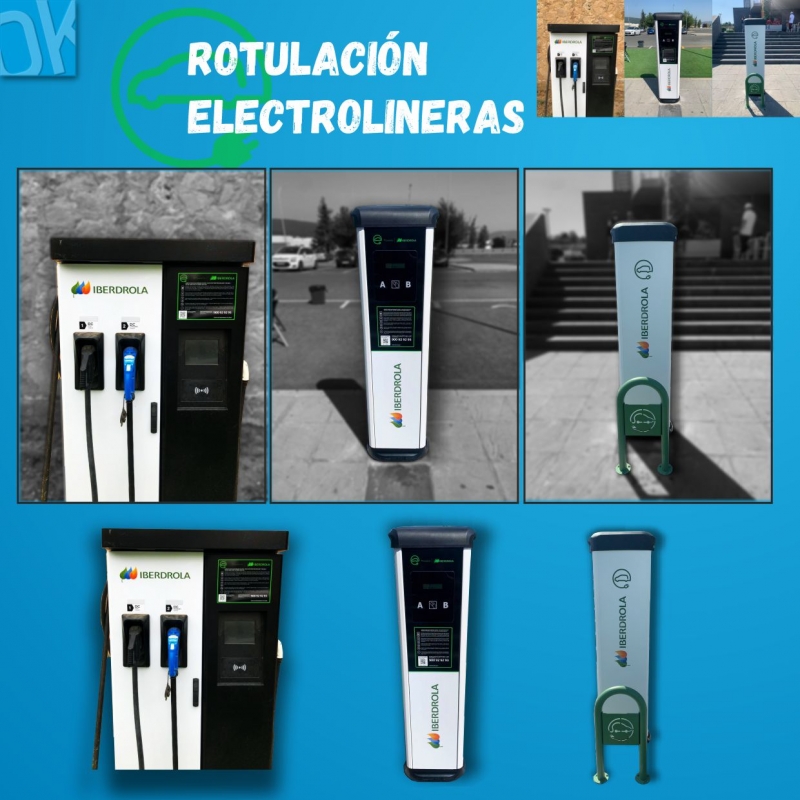 Rotulacion electrolineras @oketarotulacion