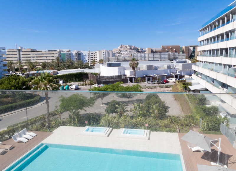 Terraza - Apartamento en el centro de Ibiza - Engel & Völkers Ibiza - Inmobiliaria en Ibiza