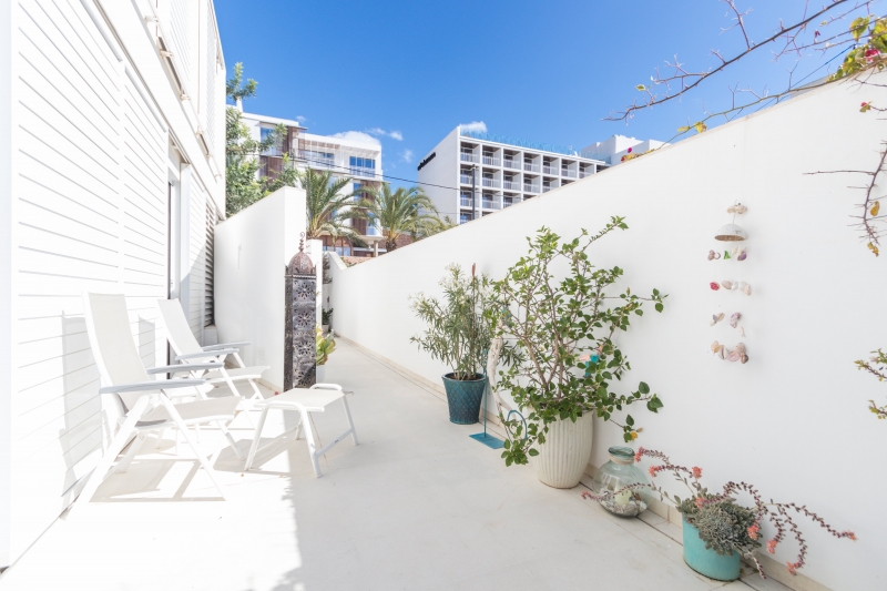 Terraza - Apartamento en Talamanca, Jesús, Ibiza - Engel & Völkers Ibiza - Inmobiliaria en Ibiza