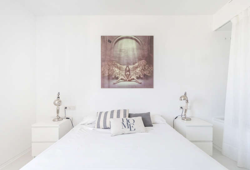 Dormitorio - Ático en Ibiza Centro - Engel & Völkers Ibiza - Inmobiliaria en Ibiza - Comprar casa