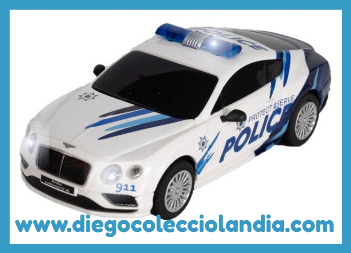 Coches de Policía Scalextric. www.diegocolecciolandia.com . Slot Police Cars . Tienda Scalextric .