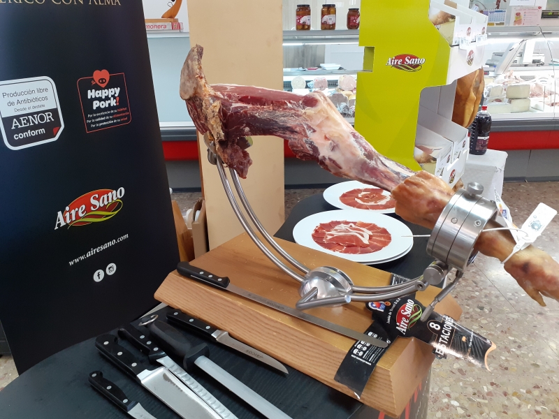 Cortador de jamón ferias Zaragoza