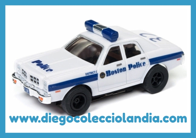 Coches de Policía Scalextric. www.diegocolecciolandia.com . Slot Police Cars . Tienda Scalextric .