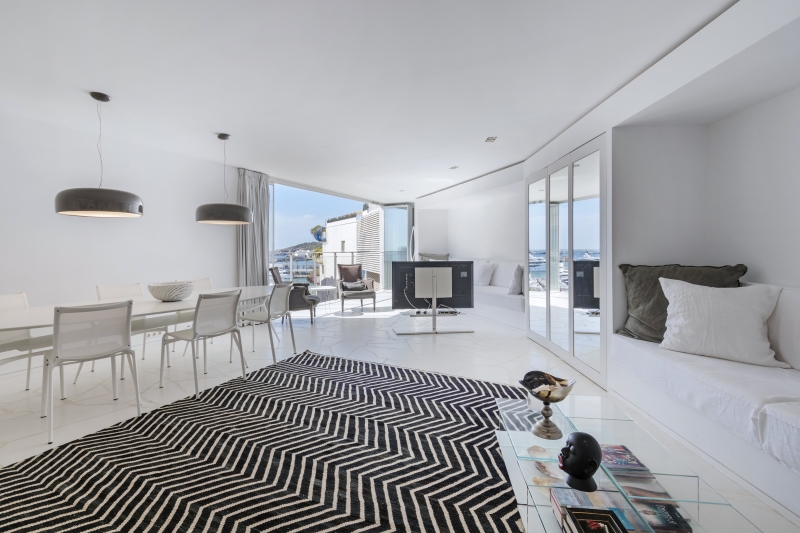 Salón - Apartamento en Ibiza - Engel & Völkers Ibiza - Inmobiliaria en Ibiza