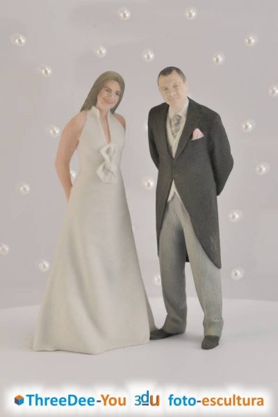 Ponte En Tu Tarta - Figuras 3d para tartas de boda y comunión - ThreeDee-You Foto-Escultura 3d-u