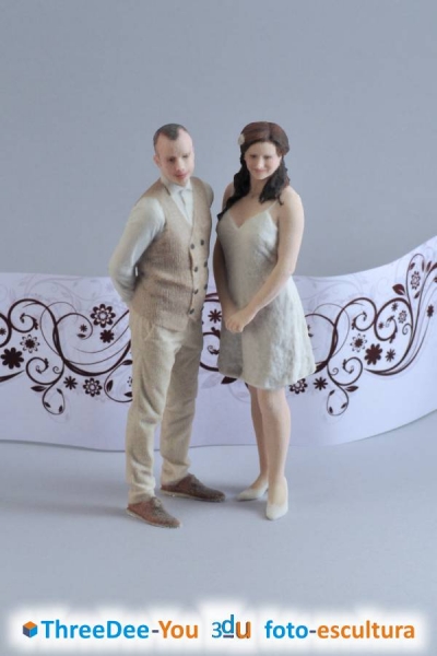 Ponte En Tu Tarta - Figuras 3d para tartas de boda y comunión - ThreeDee-You Foto-Escultura 3d-u