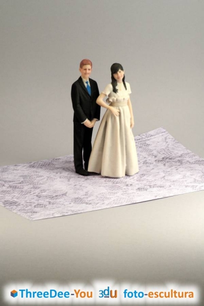 Ponte En Tu Tarta - Figuras 3d para tartas de boda y comunión - ThreeDee-You Foto-Escultura 3d-u