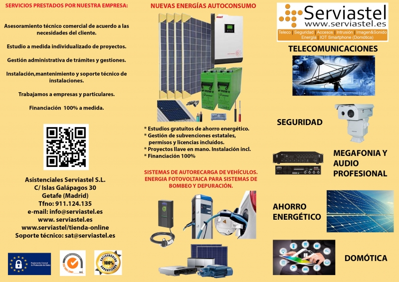 Instaladores. Servicios ofrecidos