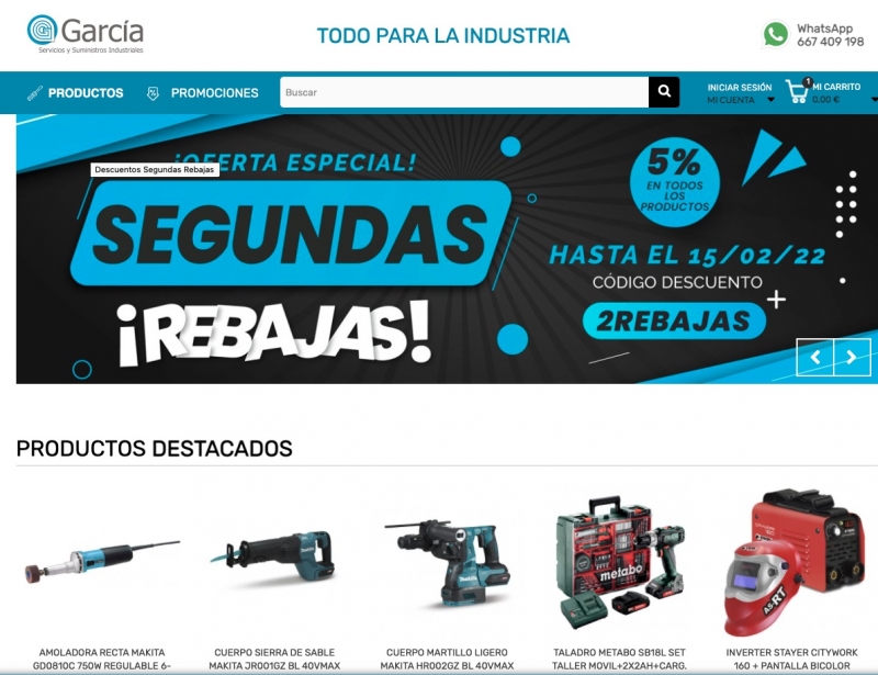 ferreteria inustria y suministros industiales en Murcia