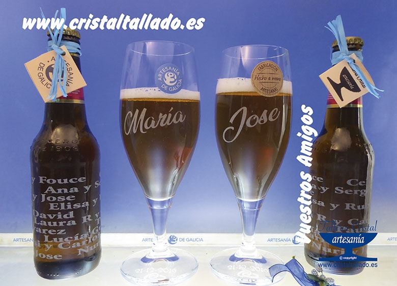 copas cerveza enlace bodas