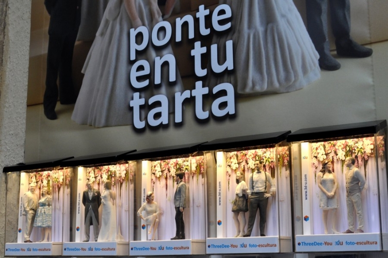 Ponte En Tu Tarta - Figuras 3d de novios para tartas de boda - ThreeDee-You Foto-Escultura 3d-u