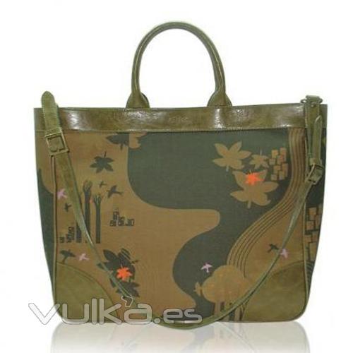 Bolso Ahiss verde grande