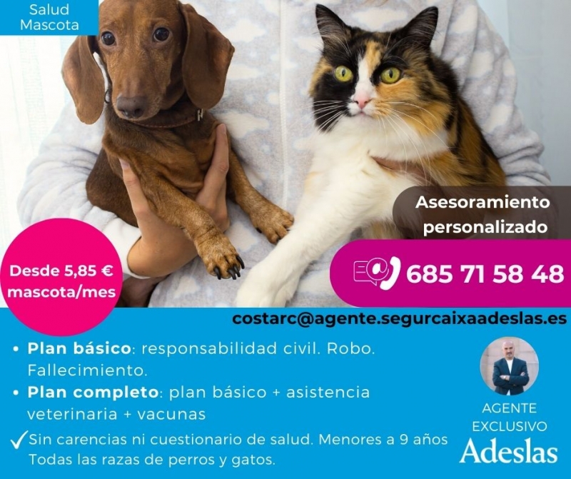 Seguro Mascotas Adeslas