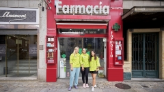 Parte del equipo de farmacia mulas salamanca