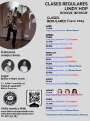 Inscripción Nuevas Clases Regulares de Swing, Lindy Hop, Rock & Roll y West Coast Swing en Madrid.