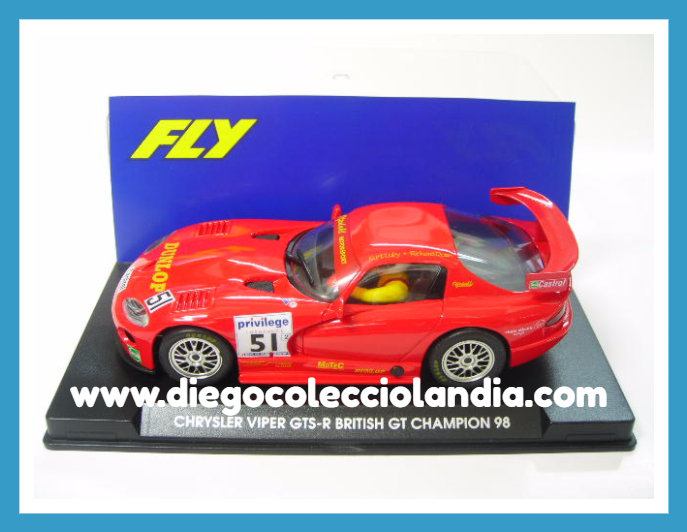 Fly Car Model para Scalextric. Diego Colecciolandia. Tienda Scalextric Madrid . Coches Fly Car Model