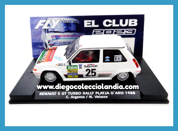 Fly Car Model para Scalextric. Diego Colecciolandia. Tienda Scalextric Madrid . Coches Fly Car Model