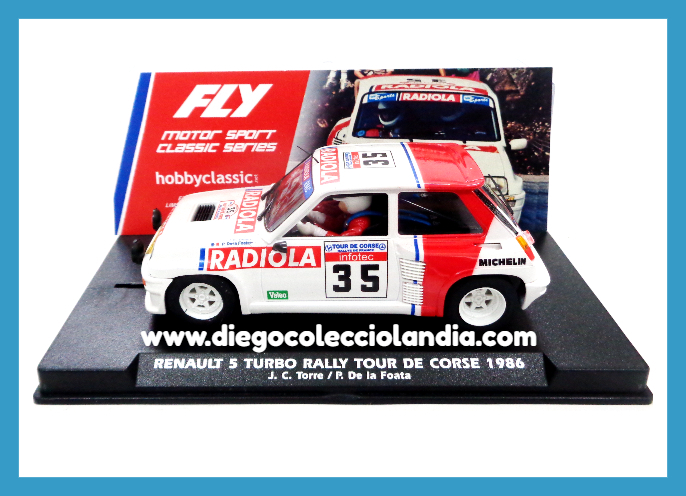 Fly Car Model para Scalextric. Diego Colecciolandia. Tienda Scalextric Madrid . Coches Fly Car Model