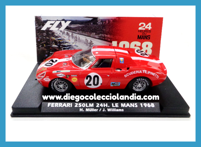 Fly Car Model para Scalextric. Diego Colecciolandia. Tienda Scalextric Madrid . Coches Fly Car Model