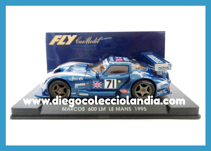 Fly Car Model para Scalextric. Diego Colecciolandia. Tienda Scalextric Madrid . Coches Fly Car Model