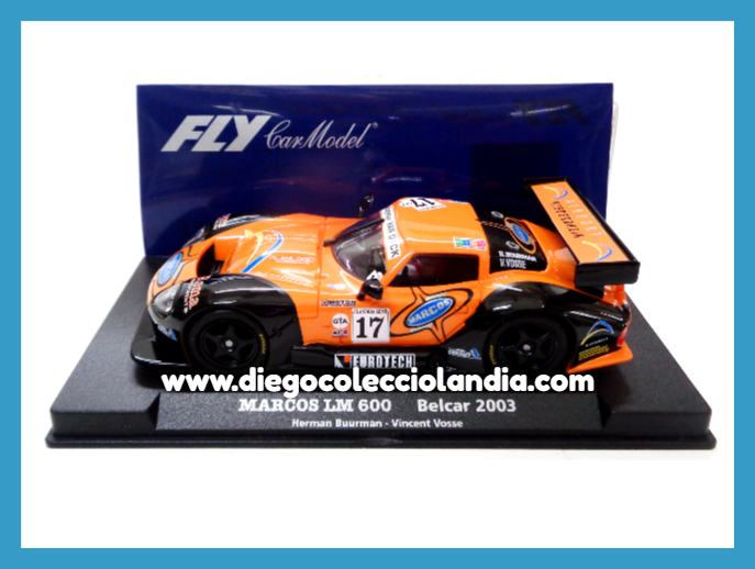 Fly Car Model para Scalextric. Diego Colecciolandia. Tienda Scalextric Madrid . Coches Fly Car Model