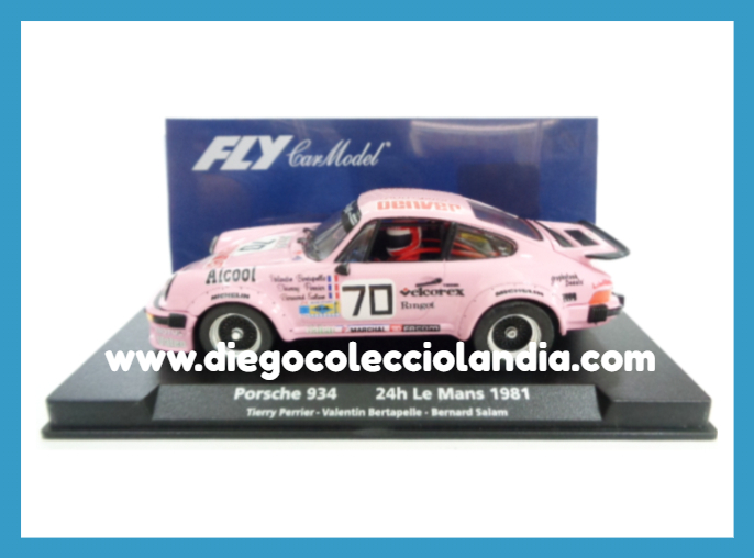 Fly Car Model para Scalextric. Diego Colecciolandia. Tienda Scalextric Madrid . Coches Fly Car Model