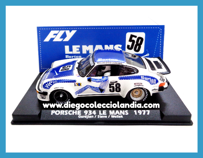 Fly Car Model para Scalextric. Diego Colecciolandia. Tienda Scalextric Madrid . Coches Fly Car Model