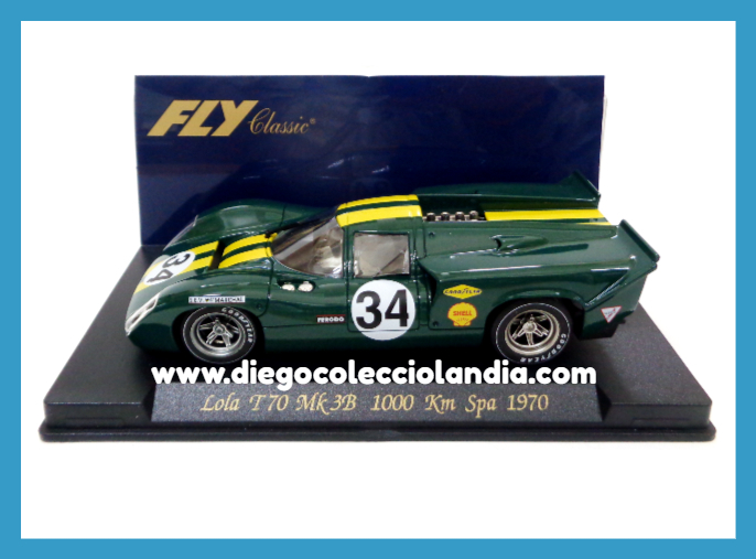 Fly Car Model para Scalextric. Diego Colecciolandia. Tienda Scalextric Madrid . Coches Fly Car Model