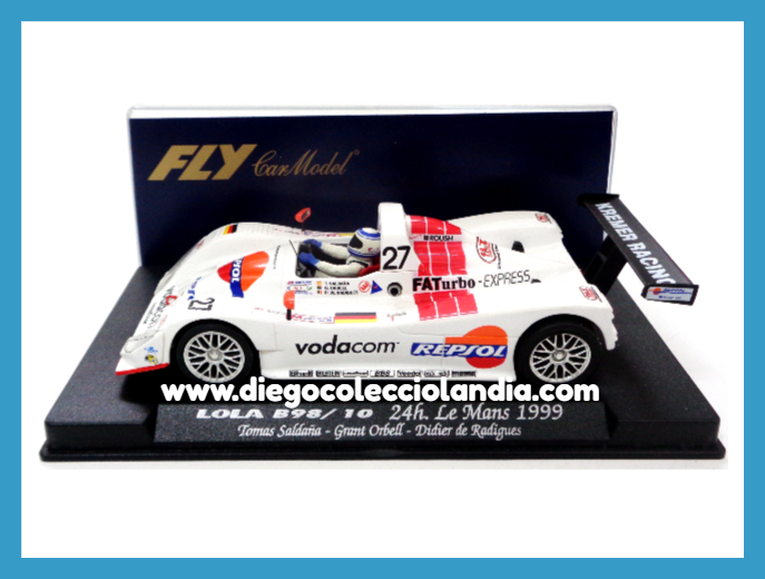 Fly Car Model para Scalextric. Diego Colecciolandia. Tienda Scalextric Madrid . Coches Fly Car Model